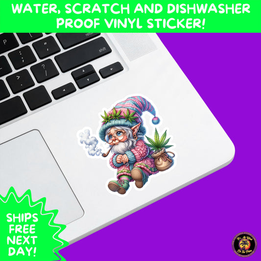 WEED STICKER SET | Funny 420 Cannabis Stickers for Water Bottle, Laptop, Hydroflask, Stoner Gift Idea, Smoker Vinyl Decal Pack