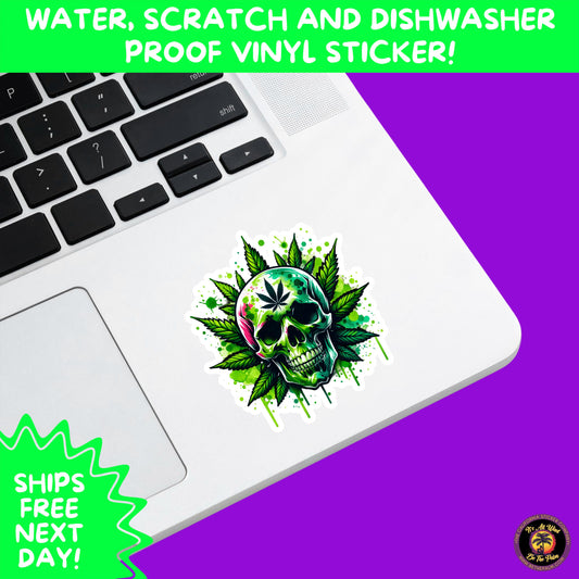 WEED STICKER SET | Funny 420 Cannabis Stickers for Water Bottle, Laptop, Hydroflask, Stoner Gift Idea, Smoker Vinyl Decal Pack