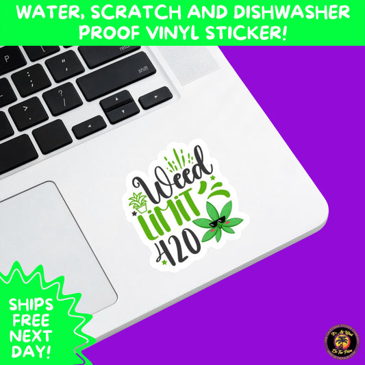 WEED STICKER SET | Funny 420 Cannabis Stickers for Water Bottle, Laptop, Hydroflask, Stoner Gift Idea, Smoker Vinyl Decal Pack