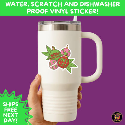 WEED STICKER SET | Funny 420 Cannabis Stickers for Water Bottle, Laptop, Hydroflask, Stoner Gift Idea, Smoker Vinyl Decal Pack