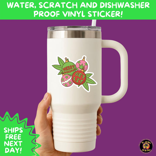 WEED STICKER SET | Funny 420 Cannabis Stickers for Water Bottle, Laptop, Hydroflask, Stoner Gift Idea, Smoker Vinyl Decal Pack