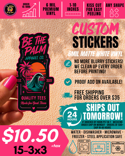 CUSTOM STICKERS